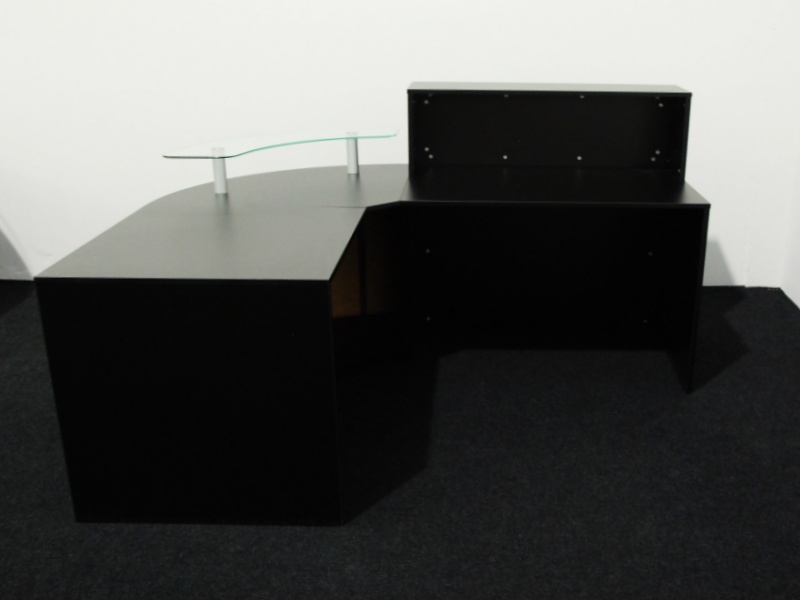 Black front desk discount